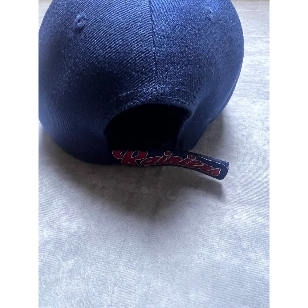 Tacoma Rainiers Baseball Cap Unisex OSFM Navy Blue R City Embroidered Hat